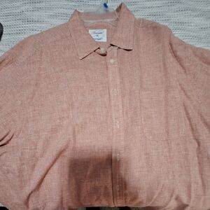 Men's Pink Button-Up Shirt